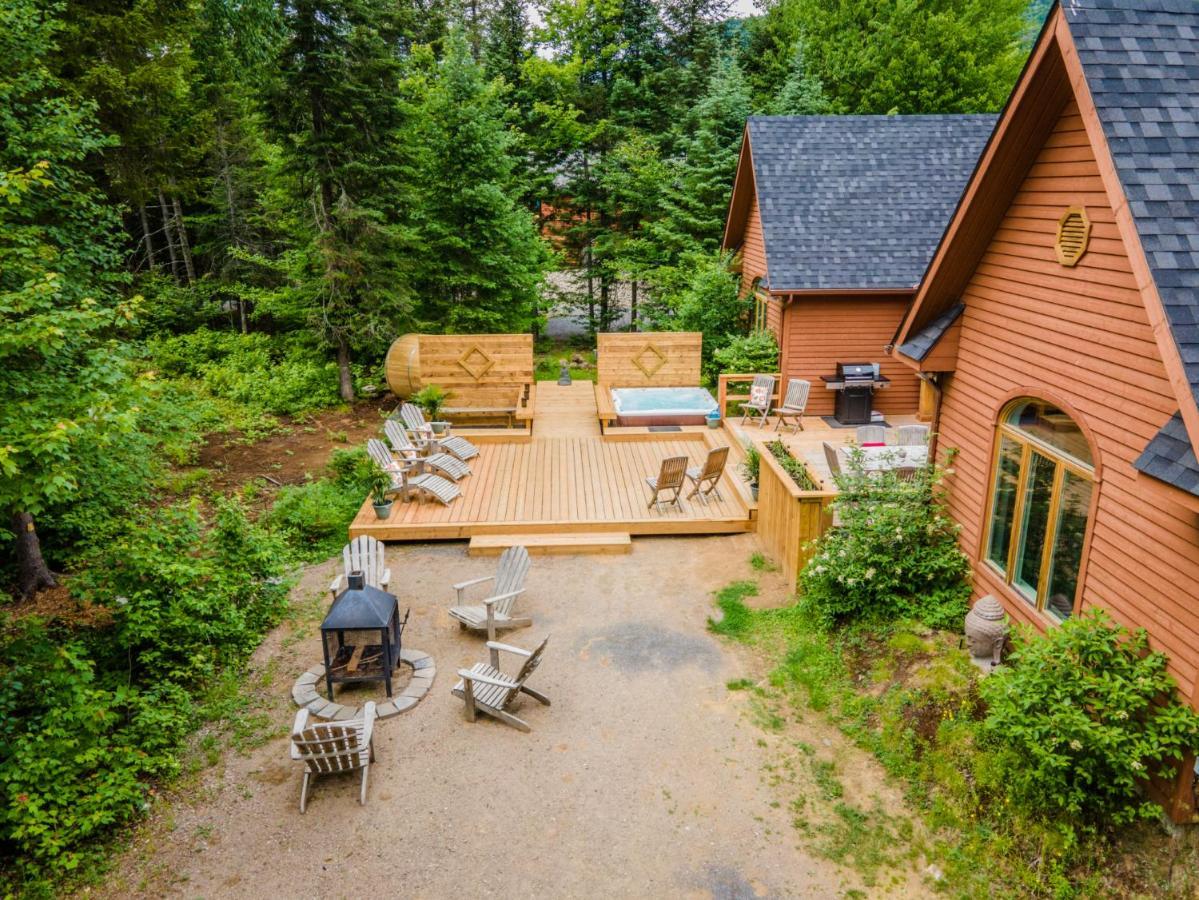 Lac-Superieur Chalet Chevreuil Zen 빌라 외부 사진